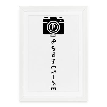 PERSPECTIVE Photographer - Framed poster (27 × 37 cm) - white - Front