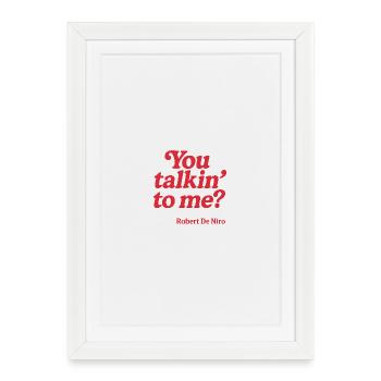 Taxi - Framed poster (27 × 37 cm) - white - Front