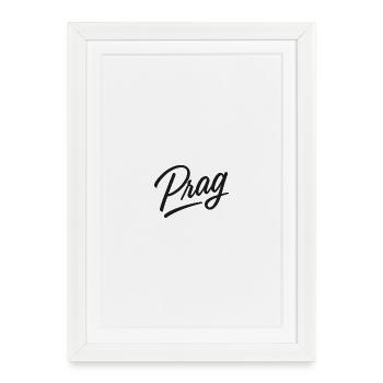 Prague Calligraphy Font - Framed poster (27 × 37 cm) - white - Front