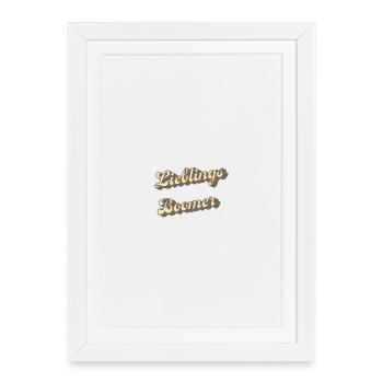 Favorite Boomer Retro Lettering - Framed poster (27 × 37 cm) - white - Front