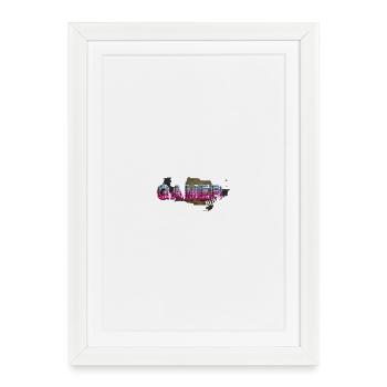 Gamer - Gerahmtes Poster (27 × 37 cm) - Weiß - Vorne
