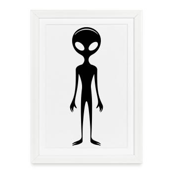Alien - Framed poster (27 × 37 cm) - white - Front