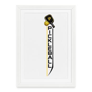 PICKLEBALL - Framed poster (27 × 37 cm) - white - Front