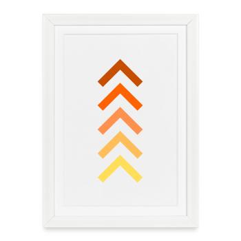 Montée en puissance - Affiche encadrée (27 × 37 cm) - blanc - Devant