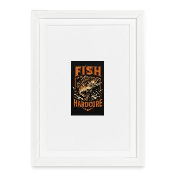 Conception de pêche Berserk - Affiche encadrée (27 × 37 cm) - blanc - Devant
