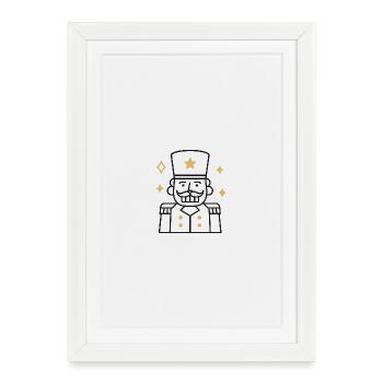 Casse-Noisette Star Hero - Affiche encadrée (27 × 37 cm) - blanc - Devant