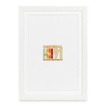 Original 91 Surf Retro Limited Edition - Affiche encadrée (27 × 37 cm) - blanc - Devant