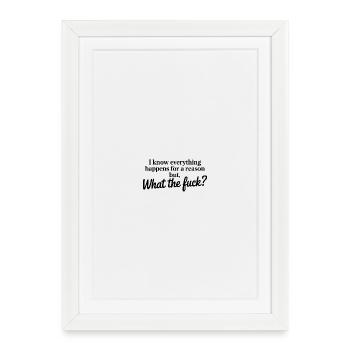 Mysterious Night Sky Celestial Design - Framed poster (27 × 37 cm) - white - Front