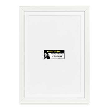Powerful Warning - Framed poster (27 × 37 cm) - white - Front