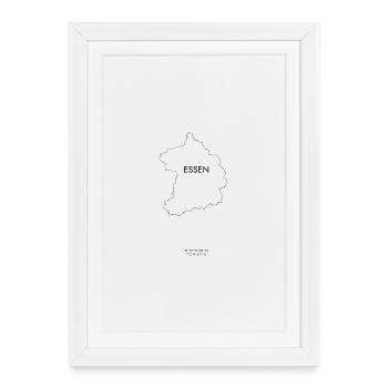 Essen City Map Germany - Framed poster (27 × 37 cm) - white - Front