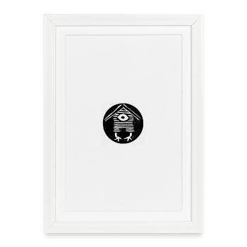 Baba Yaga House - Framed poster (27 × 37 cm) - white - Front