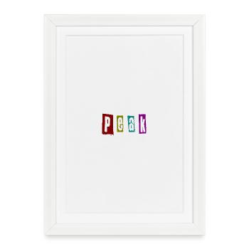 Peak - Framed poster (27 × 37 cm) - white - Front