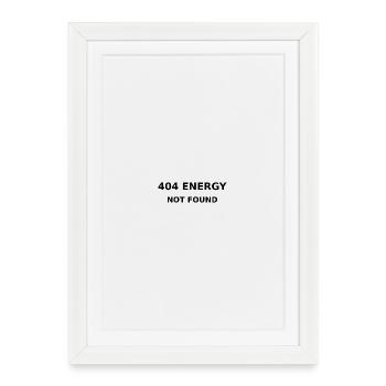 404 Energy - Framed poster (27 × 37 cm) - white - Front