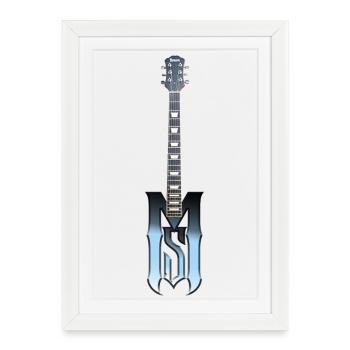 Offizielles Logo von Monsoon Soundworks - Gerahmtes Poster (27 × 37 cm) - Weiß - Vorne