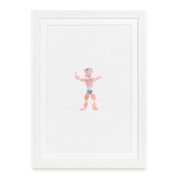 Aquarius - Framed poster (27 × 37 cm) - white - Front