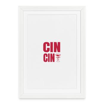 cin_cin - Framed poster (27 × 37 cm) - white - Front