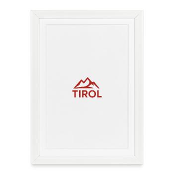 Tirol Berggipfel Emblem - Gerahmtes Poster (27 × 37 cm) - Weiß - Vorne