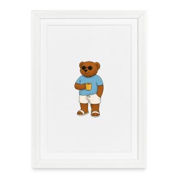 Björn from Malmö - Framed poster (27 × 37 cm) - white - Front