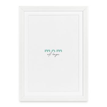 Chemise minimaliste esthétique Mama de Maman - Affiche encadrée (27 × 37 cm) - blanc - Devant