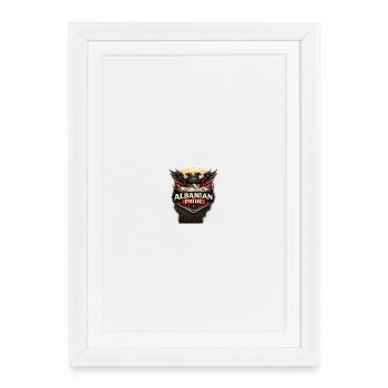 Albania's Proud Eagle Motif - Framed poster (27 × 37 cm) - white - Front
