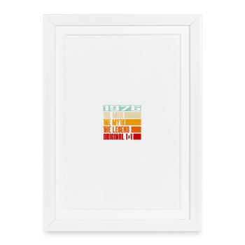 1976 L’Homme le Mythe et la Légende - Affiche encadrée (27 × 37 cm) - blanc - Devant
