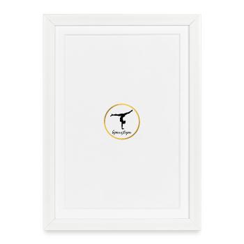 Gymnastics - Framed poster (27 × 37 cm) - white - Front
