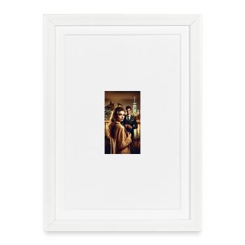 Mehr_als_Du - Framed poster (27 × 37 cm) - white - Front