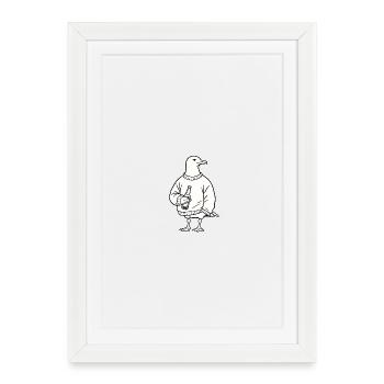 Coastal Buddy - Framed poster (27 × 37 cm) - white - Front