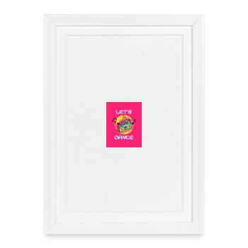 Let's Dance Retro Boombox - Framed poster (27 × 37 cm) - white - Front
