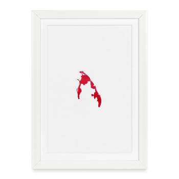 Eelam tamoul - Affiche encadrée (27 × 37 cm) - blanc - Devant