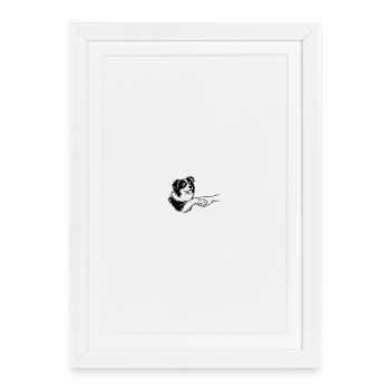 Une promesse sur quatre pattes - Affiche encadrée (27 × 37 cm) - blanc - Devant