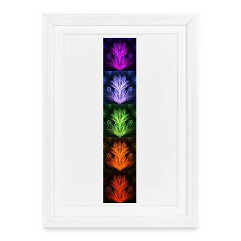 Nightflower Monkeyface - Framed poster (27 × 37 cm) - white - Front