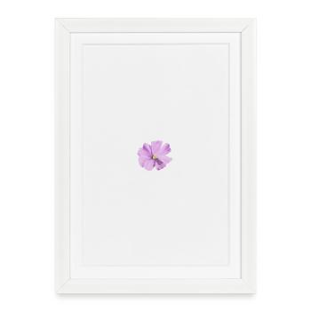 Watercolor Blossom Lilac - Framed poster (27 × 37 cm) - white - Front