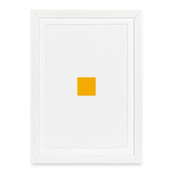 350 x 350 - Affiche encadrée (27 × 37 cm) - blanc - Devant