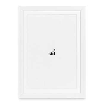 Marché boursier - Affiche encadrée (27 × 37 cm) - blanc - Devant