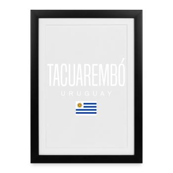 Tacuarembó Uruguay Uruguayan - Framed poster (27 × 37 cm) - black - Front