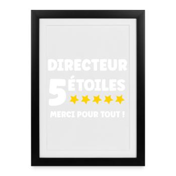 director - Framed poster (27 × 37 cm) - black - Front