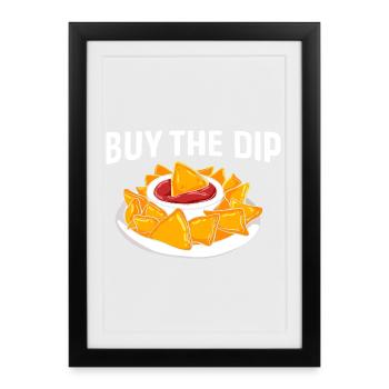 Stocks Finance Money Trading Bitcoin Capital - Framed poster (27 × 37 cm) - black - Front