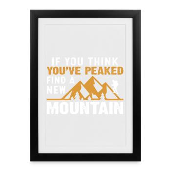 Wander - Framed poster (27 × 37 cm) - black - Front