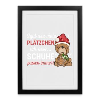 Christmas Christmas Gifts - Framed poster (27 × 37 cm) - black - Front