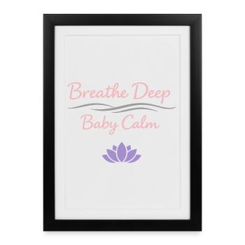 Prenatal Yoga Expectant Mother - Framed poster (27 × 37 cm) - black - Front