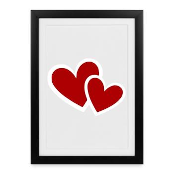 Muttertags Geschenk Mutter Muttertag Geschenkidee  - Gerahmtes Poster (27 × 37 cm) - Schwarz - Vorne
