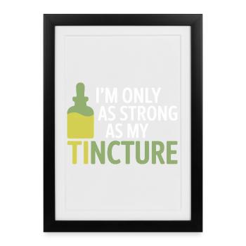 Équipement certifié spécialisé en extraits liquides cliniques - Affiche encadrée (27 × 37 cm) - noir - Devant