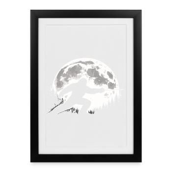 Bigfoot Fencing - Framed poster (27 × 37 cm) - black - Front