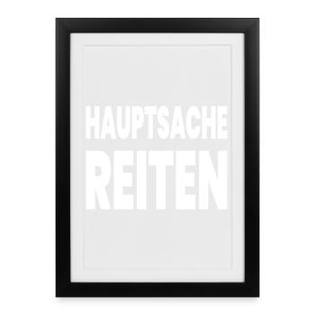 Ride - Framed poster (27 × 37 cm) - black - Front