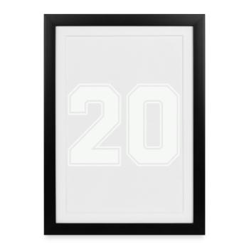 20- - Framed poster (27 × 37 cm) - black - Front