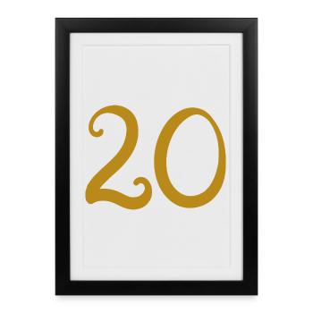 20 - Framed poster (27 × 37 cm) - black - Front