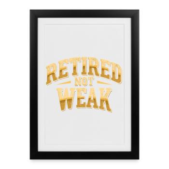 Retraite du bodybuilding pour Gym Men Fitness - Affiche encadrée (27 × 37 cm) - noir - Devant