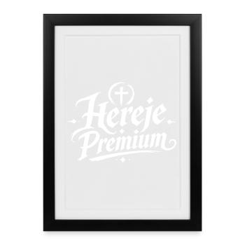 Heretic Premium - Tu es un conteur - Affiche encadrée (27 × 37 cm) - noir - Devant