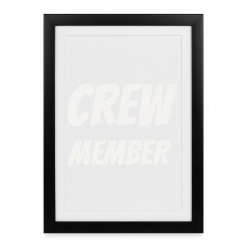 Festival de l’Événement du Staff des membres de l’équipe Comic Fun - Affiche encadrée (27 × 37 cm) - noir - Devant